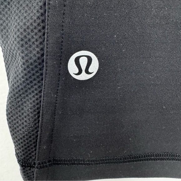 Lululemon Everlux Mesh Super-High-Rise Training Crop Leggings 21" Inseam Black 6 - Picture 6 of 13